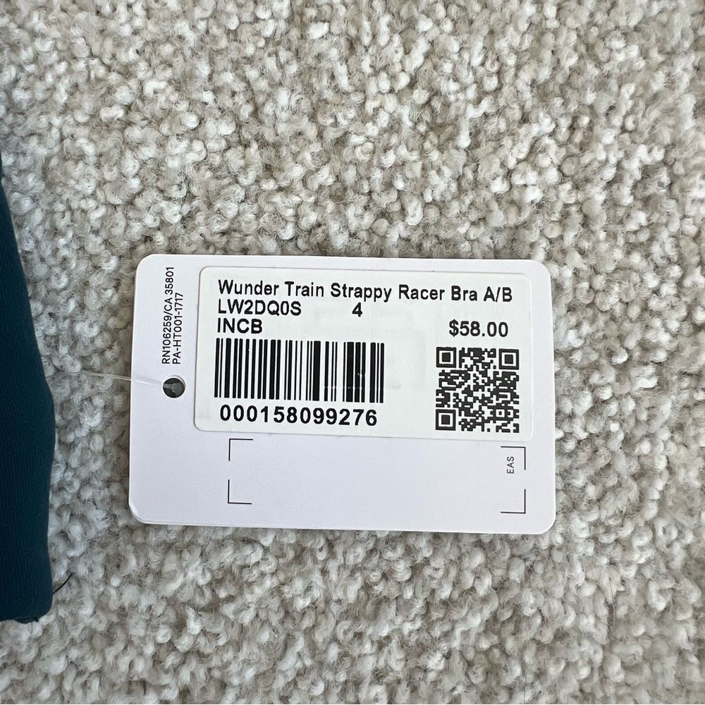 NWT lululemon athletica Wunder Train
Strappy Racer
Bra A/B - Picture 6 of 8